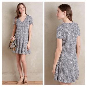 Dolan Left Coast Knit Skater Dress Ribbed